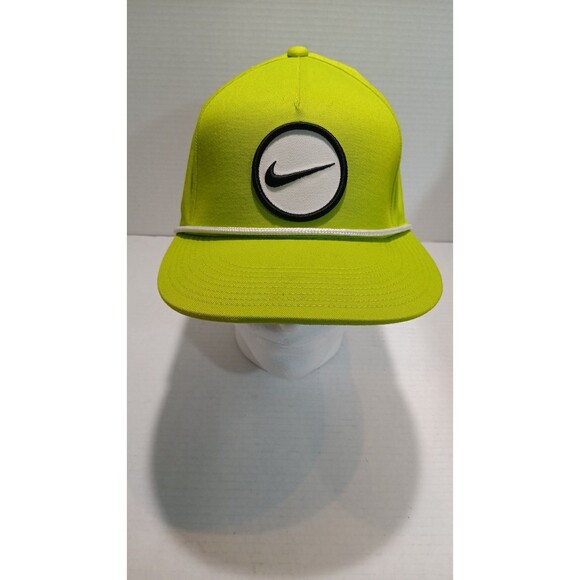 Nike Golf Retro72 Neon Green Snapback Rope Hat Cap TPC Scottsdale Aero Bill - Picture 1 of 11